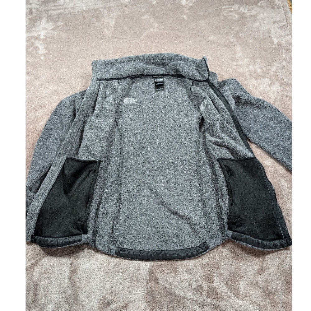The North Face Osito Fleece Jacket Womens XS Grey Full Zip Soft High Pile - Picture 6 of 8